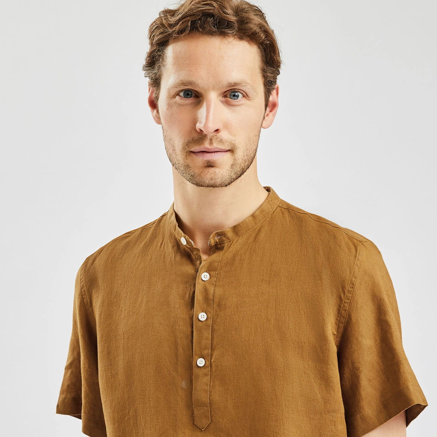 Chemisette Regular Unie Lin 3 Chemisette Regular Unie Lin – Image 3