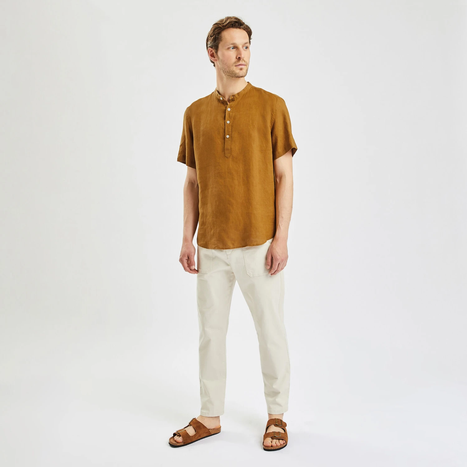 Chemisette Regular Unie Lin 2 Chemisette Regular Unie Lin – Image 2