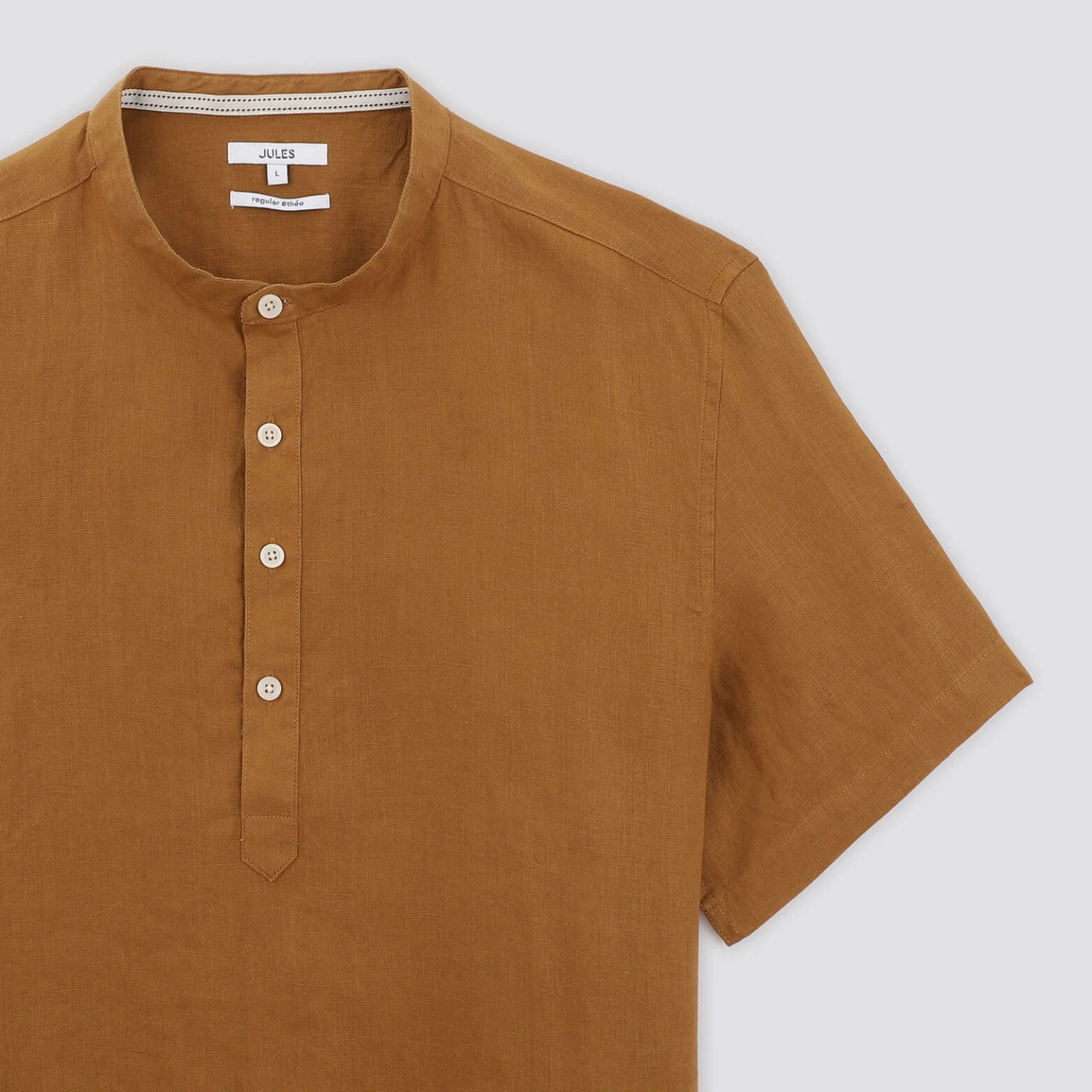 Chemisette Regular Unie Lin 7 Chemisette Regular Unie Lin – Image 7