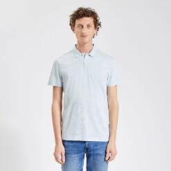 Polo Manches Courtes En Jersey Imprimé Style Crayo -Jules 1003849 11044 V2