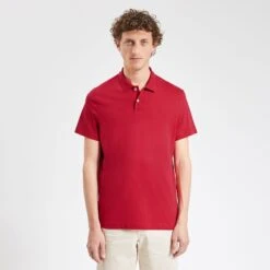 Polo Manches Courtes Uni En Jersey -Jules 1003860 14031 V2