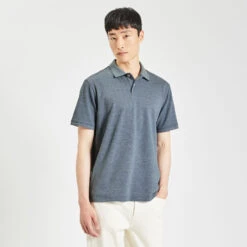 Polo Manches Courtes Pique Chiné