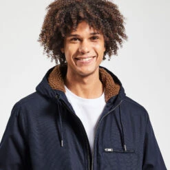 Blouson à Capuche Doublé Faux Mouton -Jules 1003876 11863 V4