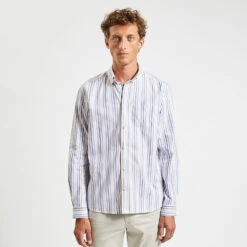 Chemise Oxford Rayures "le Parfait By JULES" -Jules 1003878 19600 V2