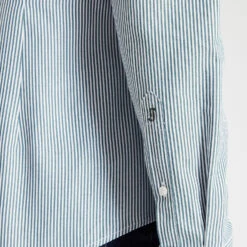 Chemise Slim Rayures Coton Viscose -Jules 1003896 16000 V4