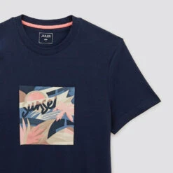 Tee Shirt Imprimé Feuillage -Jules 1003995 11824 V8