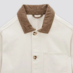 Veste 3 Poches En Coton Col Velours -Jules 1004066 10141 V8