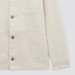 Veste 3 Poches En Coton Col Velours -Jules 1004066 10141 V9