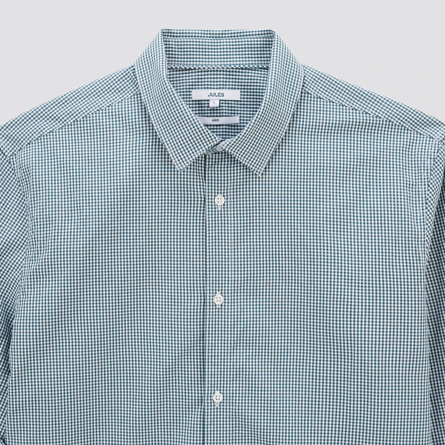 Chemise Slim Carreau Vichy Coton Viscose 2 Chemise Slim Carreau Vichy Coton Viscose – Image 2