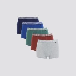 Lot De 5 Boxers Unis
