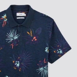 Polo Manches Courtes En Jersey Slub Imprimé 14 Polo Manches Courtes En Jersey Slub Imprimé -Jules 1004117 11863 V8