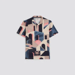 Polo Manches Courtes Imprimé Col Requin 13 Polo Manches Courtes Imprimé Col Requin -Jules 1004128 11299 V11