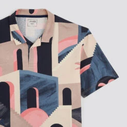 Polo Manches Courtes Imprimé Col Requin 14 Polo Manches Courtes Imprimé Col Requin -Jules 1004128 11299 V8