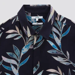 Chemise Slim Imprimé Feuilles Viscose -Jules 1004168 11214 V8