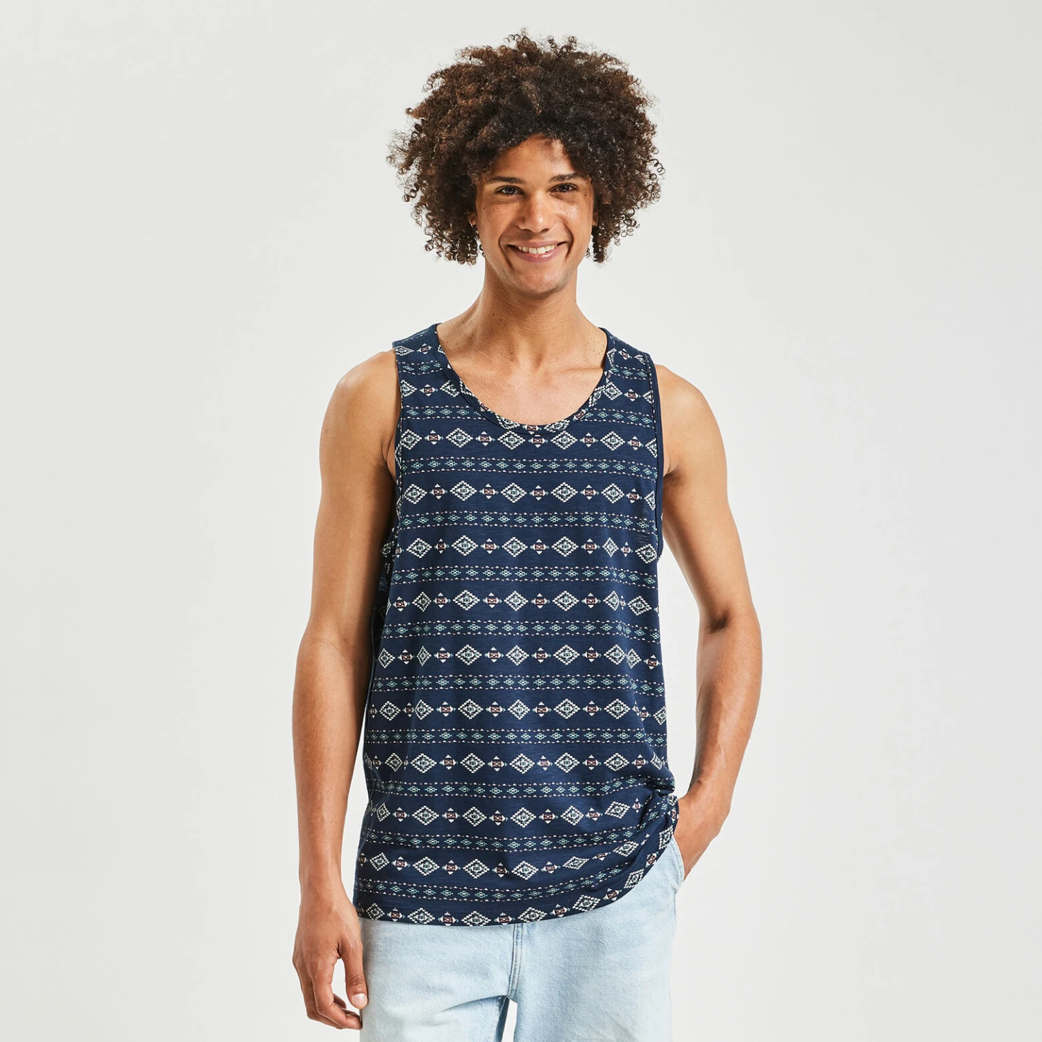 Débardeur Imprimé Ethnique 1 Débardeur Imprimé Ethnique