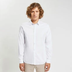 Chemise Slim Rayures Coton Biologique -Jules 1004176 10000 V2