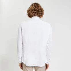 Chemise Slim Rayures Coton Biologique -Jules 1004176 10000 V3