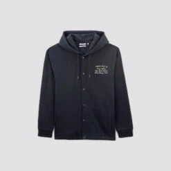 Sweat à Capuche Pressionné Brodé