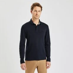 Polo Manches Longues Interlock Uni