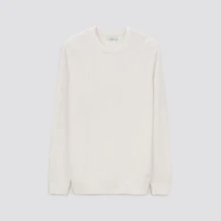 Pull Col Rond Texturé