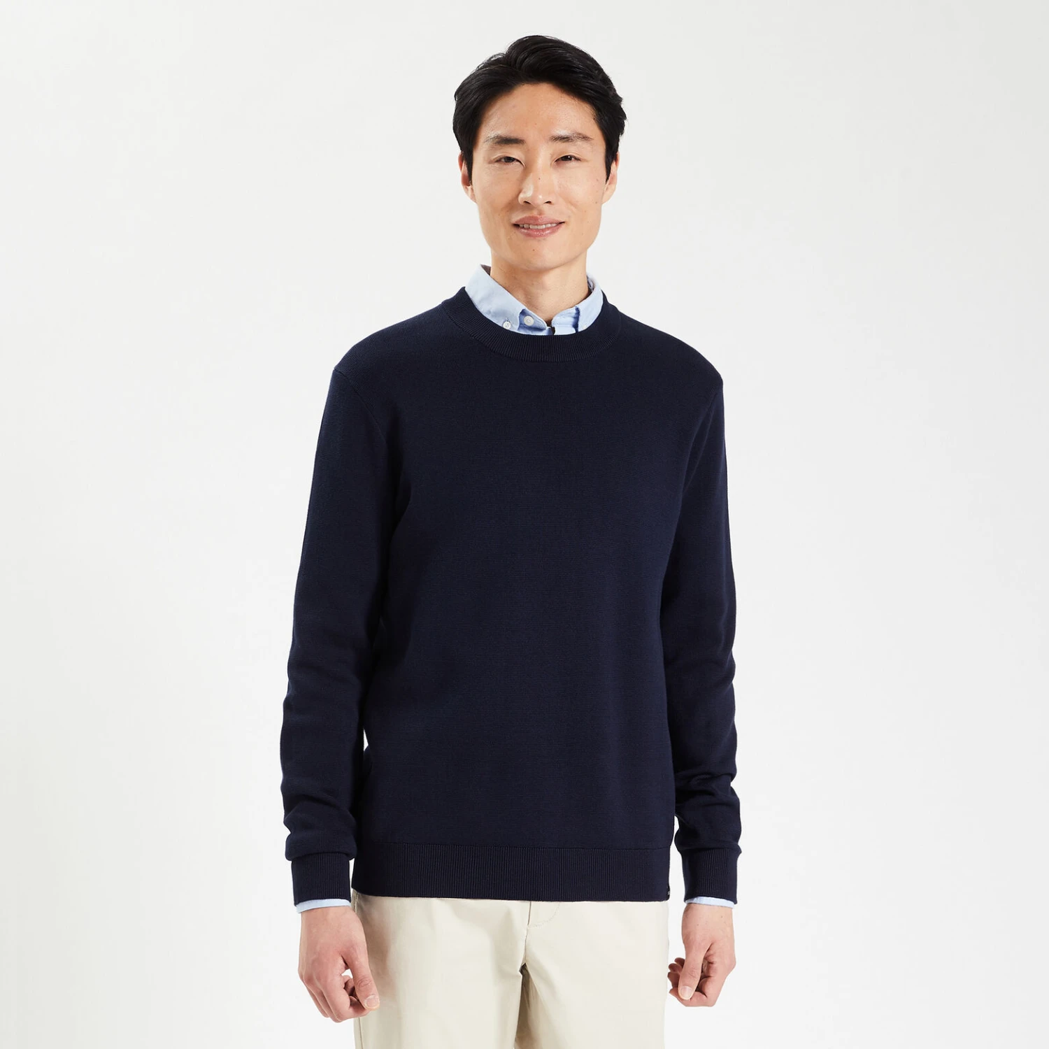 Pull Uni "le Parfait By JULES" 1 Pull Uni "le Parfait By JULES"