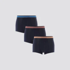 Lot De 3 Boxers Unis Coton Issu De L'agri. Bio.