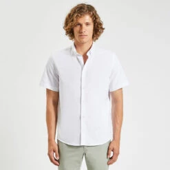 Chemisette Regular Oxford Unie Coton -Jules 1004318 10000 V2