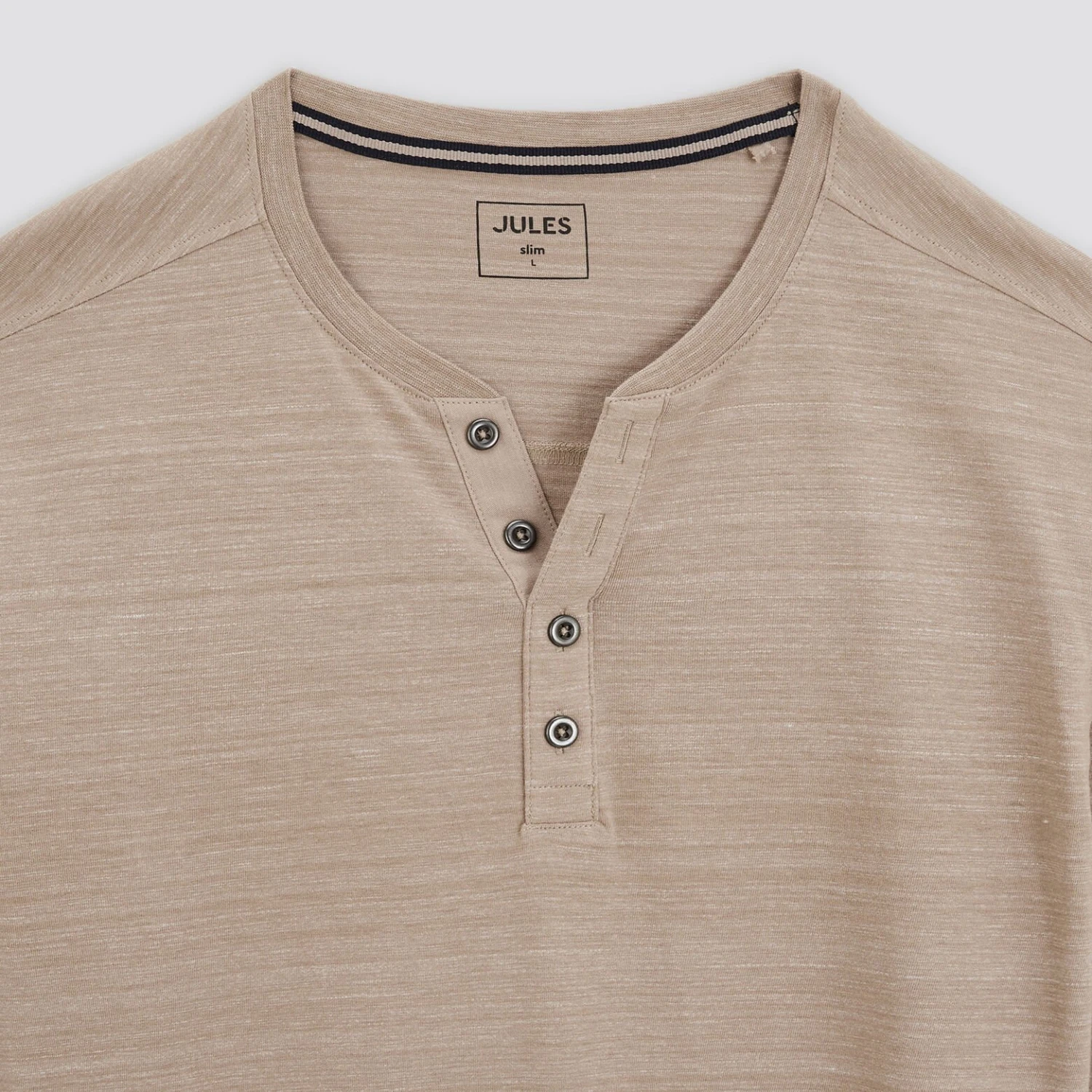 Tee Shirt Col Tunisien Manches Longues 2 Tee Shirt Col Tunisien Manches Longues – Image 2