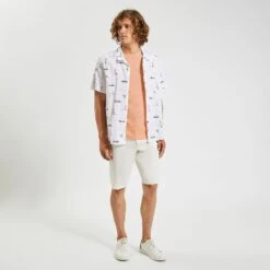 Tee Shirt Matière Reliéfée 12 Tee Shirt Matière Reliéfée -Jules 1004437 13040 V6