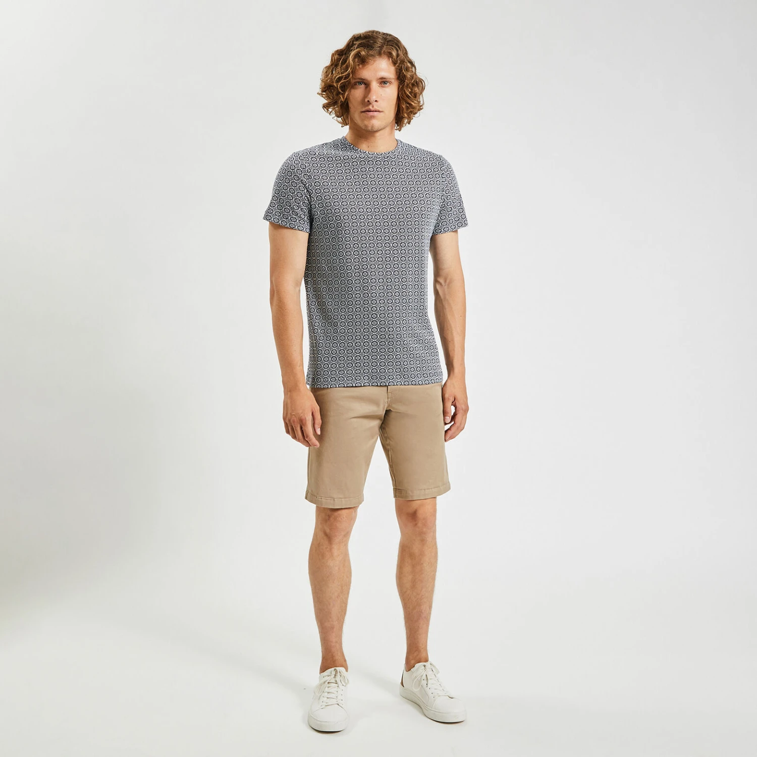 Tee Shirt Coton/lin Imprimé 2 Tee Shirt Coton/lin Imprimé – Image 2