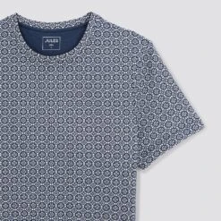 Tee Shirt Coton/lin Imprimé 14 Tee Shirt Coton/lin Imprimé -Jules 1004451 11824 V8