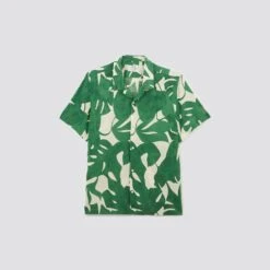 Chemisette Hawaïenne Regular Feuilles Coton Biolog 13 Chemisette Hawaïenne Regular Feuilles Coton Biolog -Jules 1004456 16600 V11