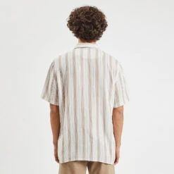 Chemisette Regular Rayures Gaze De Coton -Jules 1004461 10100 V3