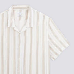 Chemisette Regular Rayures Gaze De Coton -Jules 1004461 10100 V8