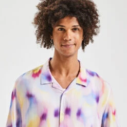 Chemisette Hawaïenne Regular Imprimée Viscose Ecov -Jules 1004485 11214 V4