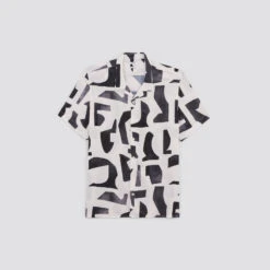 Chemisette Regular Imprimé Géométrique Viscose -Jules 1004486 18000 V11