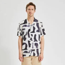 Chemisette Regular Imprimé Géométrique Viscose -Jules 1004486 18000 V2