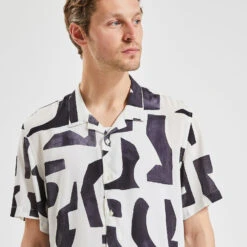 Chemisette Regular Imprimé Géométrique Viscose -Jules 1004486 18000 V4