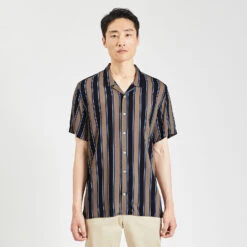 Chemisette Regular Rayures Viscose Ecovero -Jules 1004487 17000 V2