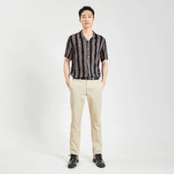 Chemisette Regular Rayures Viscose Ecovero -Jules 1004487 17000 V6