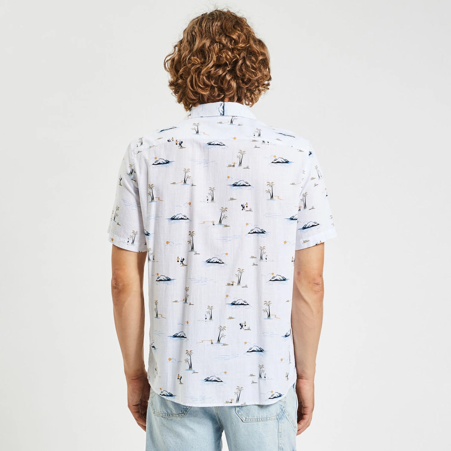 Chemisette Regular Imprimé Paysages Coton Flammé 5 Chemisette Regular Imprimé Paysages Coton Flammé – Image 5