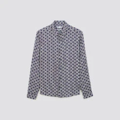 Chemise Regular Imprimé Géométrique Viscose