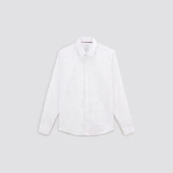 Chemise Slim Micro Imprimé Coton Dobby 14 Chemise Slim Micro Imprimé Coton Dobby -Jules 1004543 10000 V11