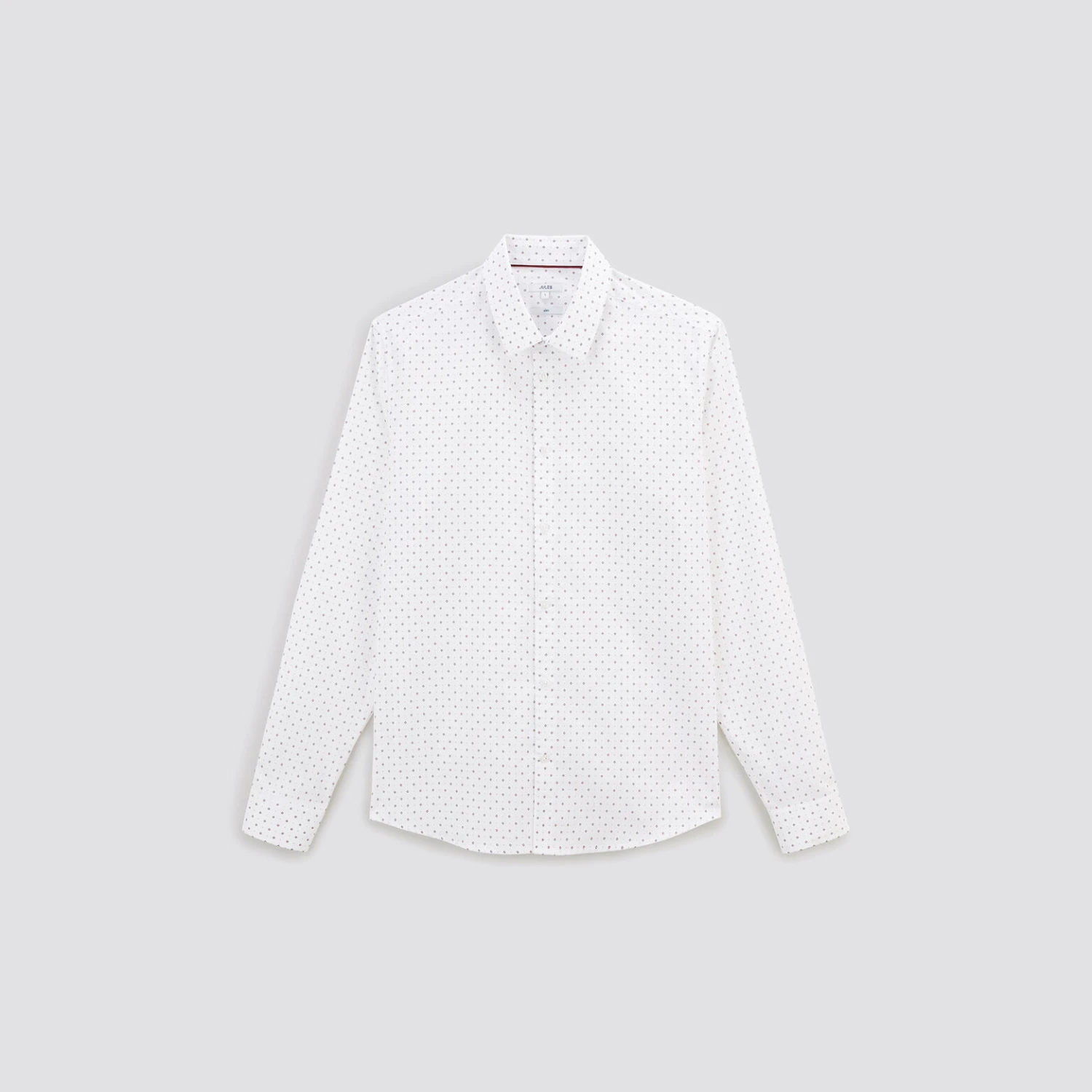 Chemise Slim Micro Imprimé Coton Dobby 6 Chemise Slim Micro Imprimé Coton Dobby – Image 6