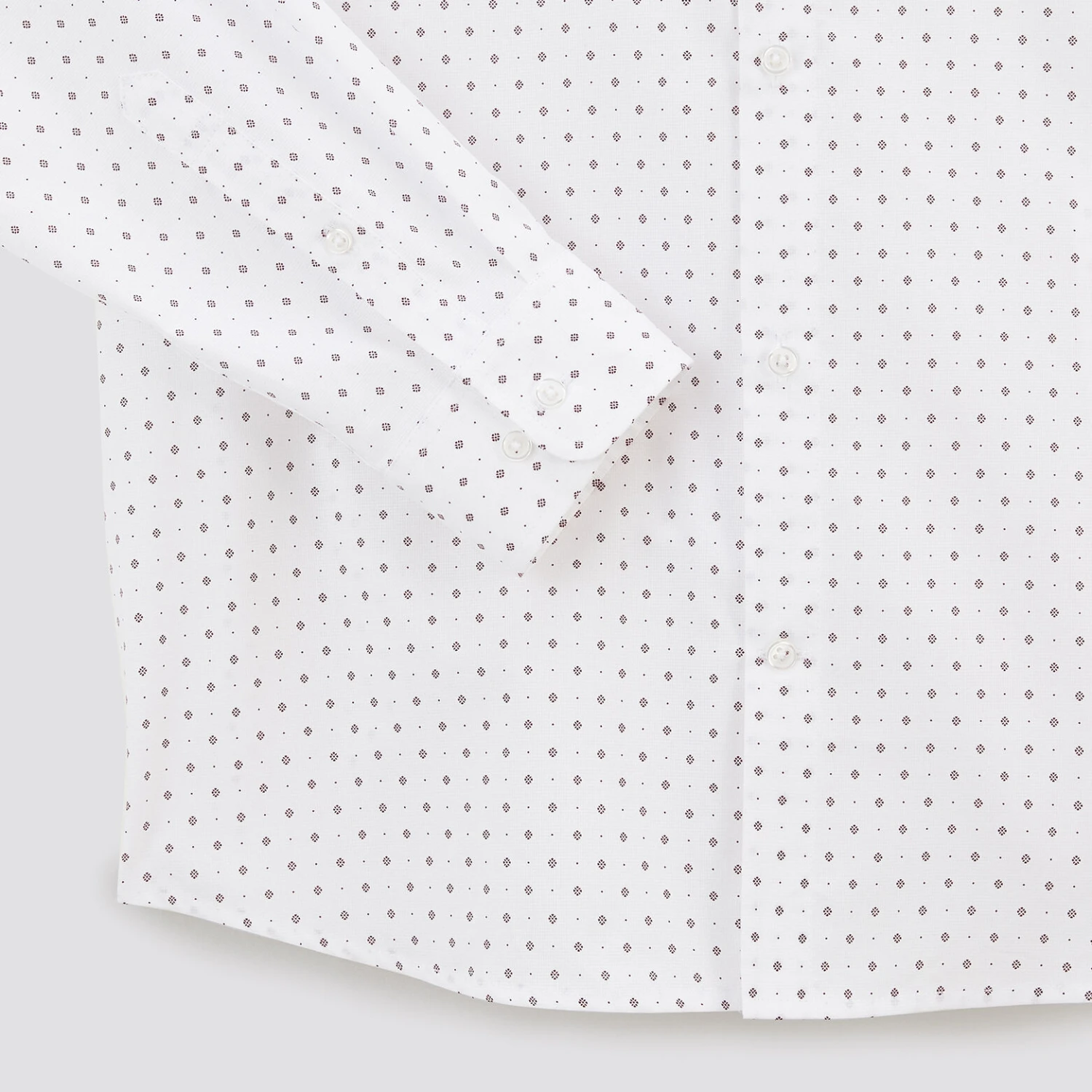 Chemise Slim Micro Imprimé Coton Dobby 8 Chemise Slim Micro Imprimé Coton Dobby – Image 8