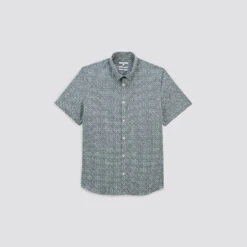 Chemisette Slim Imprimé Géométrique Coton Stretch 13 Chemisette Slim Imprimé Géométrique Coton Stretch -Jules 1004547 16052 V11