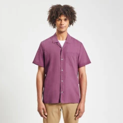 Chemisette Regular Unie Coton Plissé -Jules 1004566 15022 V2