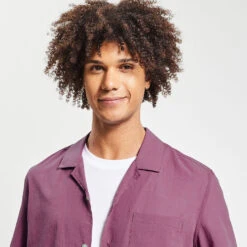 Chemisette Regular Unie Coton Plissé -Jules 1004566 15022 V4