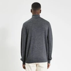 Pull Col Roulé En Laine Mérinos -Jules 722679 8200 V3