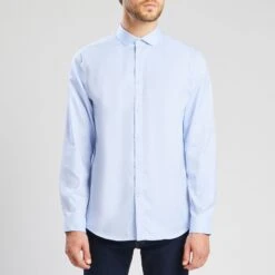 Chemise Regular Sans Repassage Unie Coton -Jules 726775 1930 V2